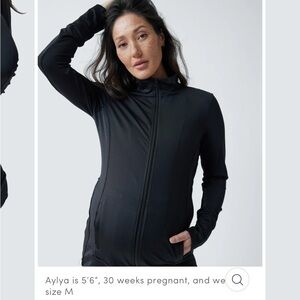 Ingrid & Isabel Black Maternity Jacket